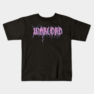 Warlord (Pink) Kids T-Shirt